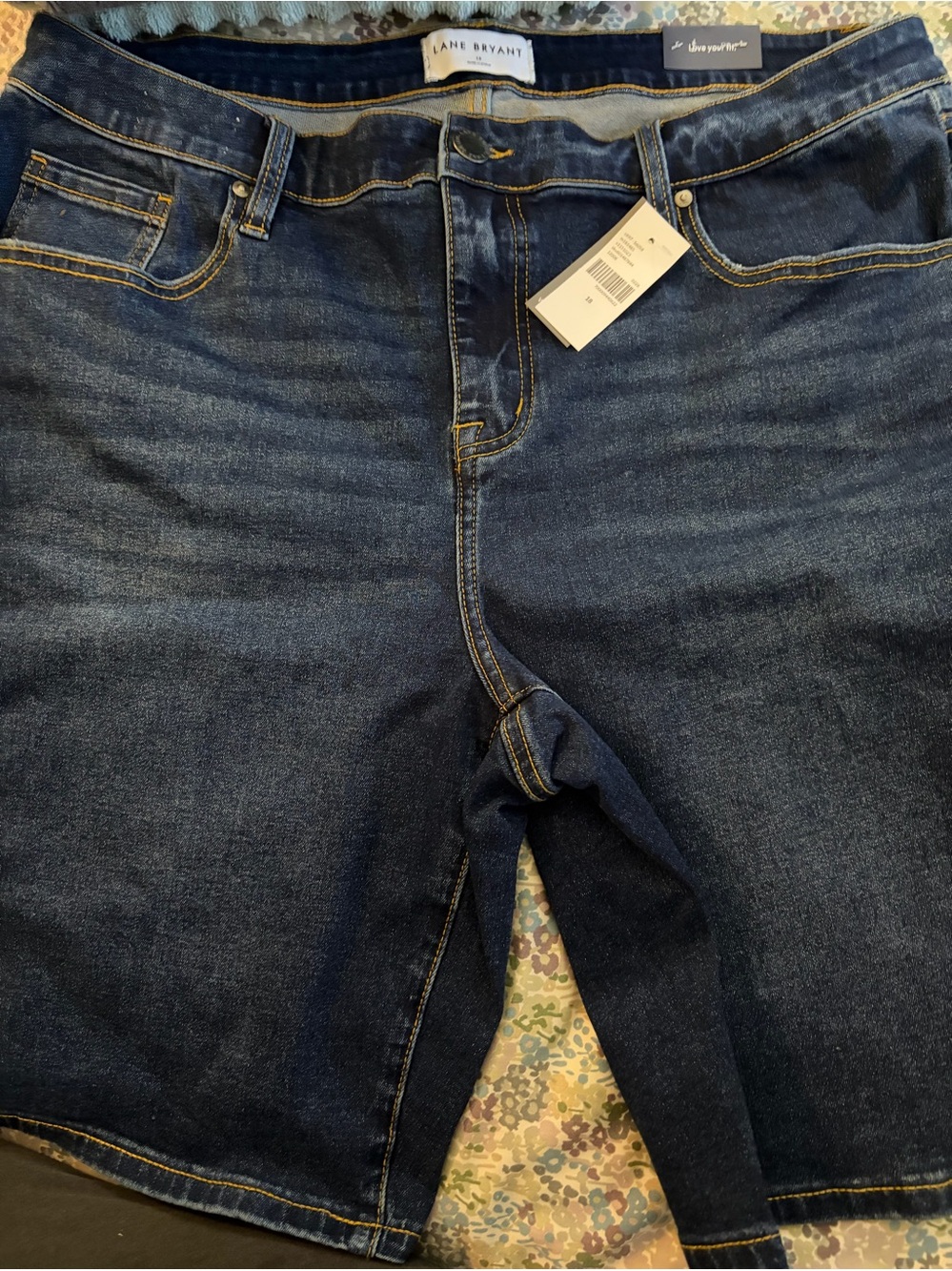 Lane Bryant women’s Dark Indigo Bermudas